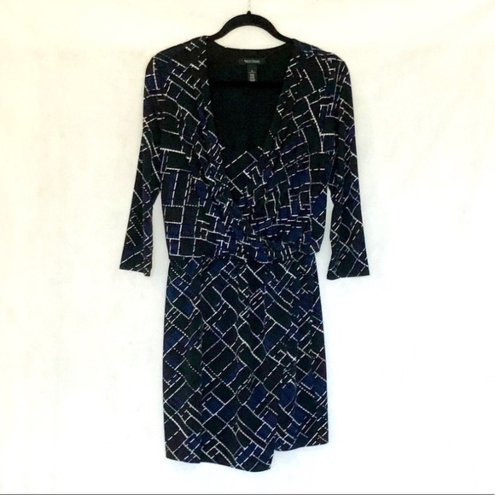 White House Black Market Faux Wrap Dress - Picture 8 of 10